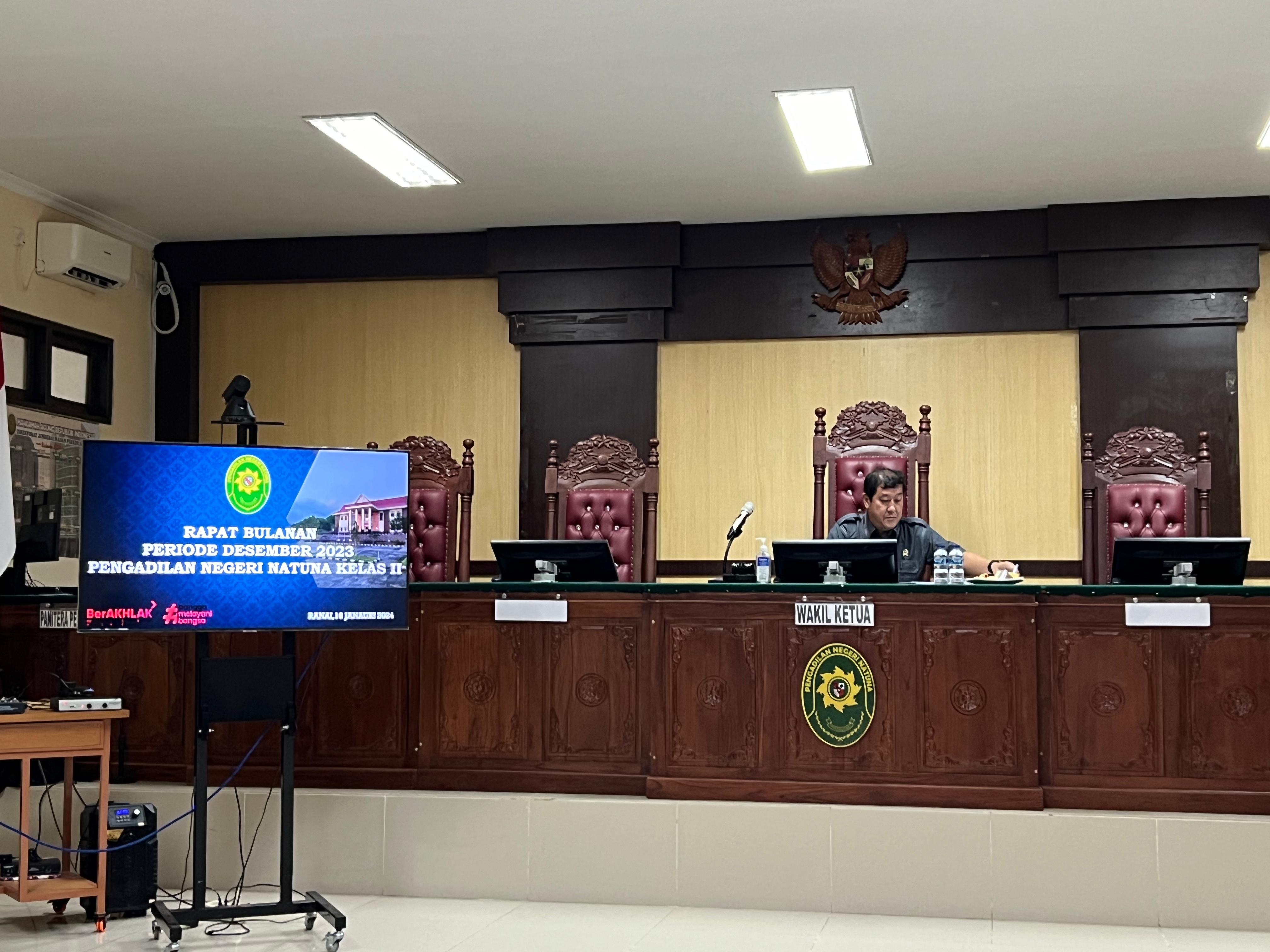 Rapat Bulanan Periode Desember 2023